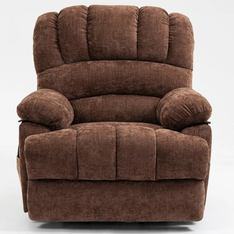 Power Lift Recliner Chair with Massage and Heat, Overstuffed Lift Chair,Infinite Position,Max 155° Reclining,Standing Assistance