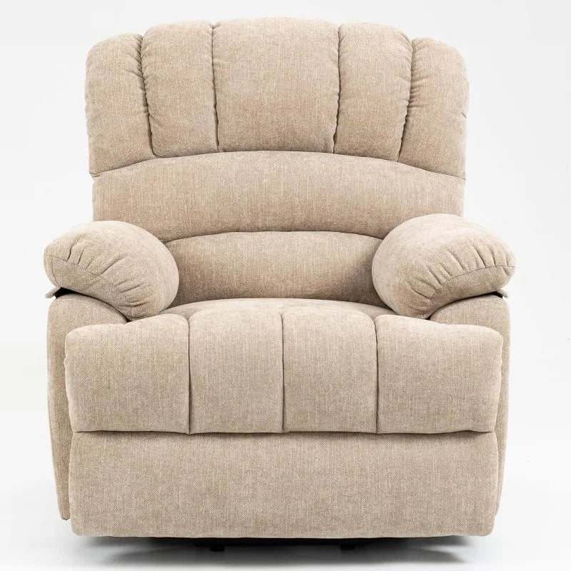 Power Lift Recliner Chair with Massage and Heat, Overstuffed Lift Chair,Infinite Position,Max 155° Reclining,Standing Assistance