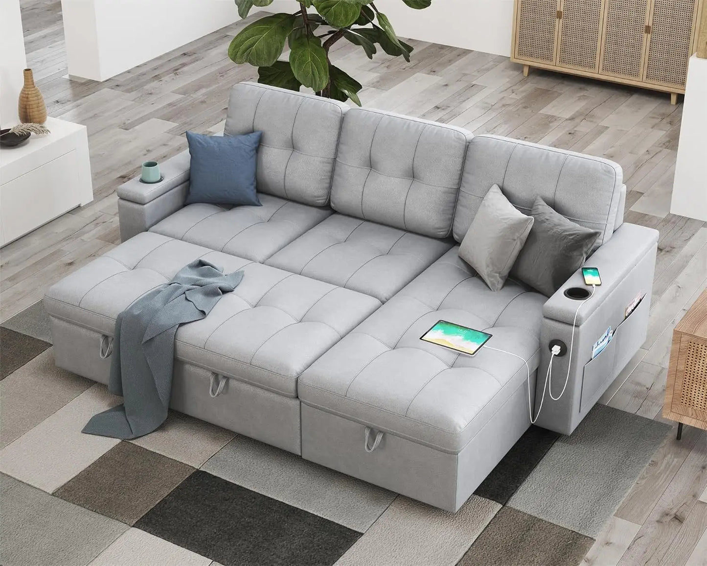 SmartTuft Convertible Sofa Bed