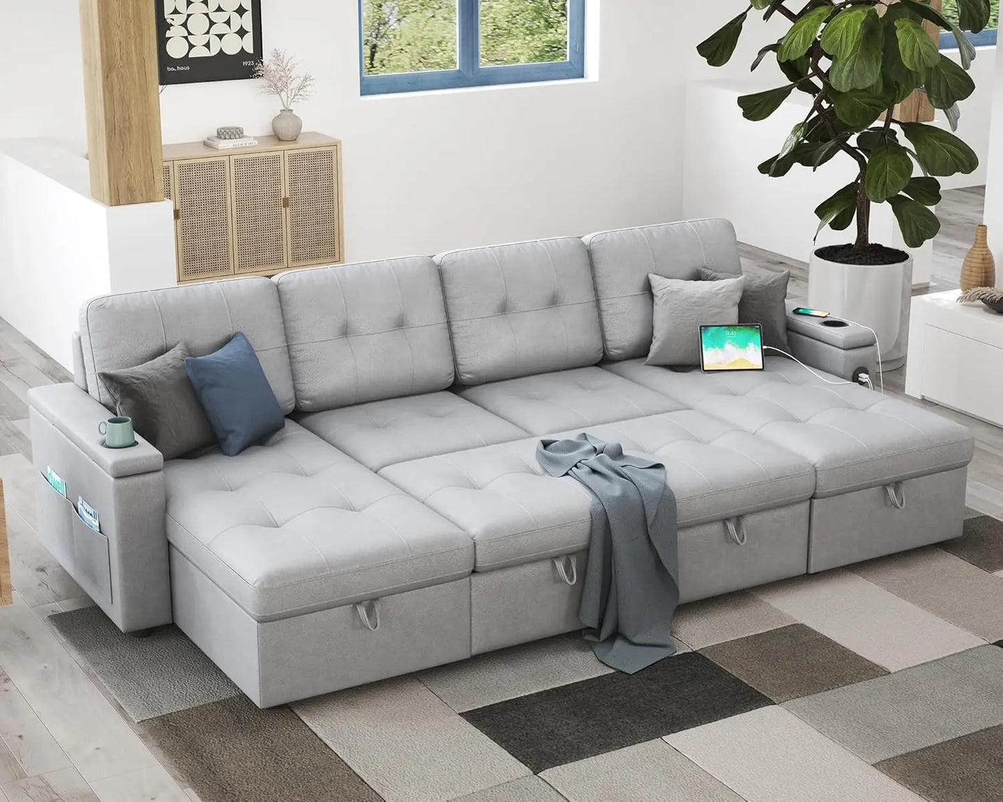 SmartTuft Convertible Sofa Bed