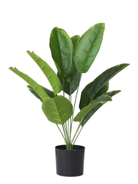 90Cm Long Artificial Traveler'S Palm Tree Greenery Indoor/Outdoor Potted Plant for Wedding Soft Engineering Landscape Fake Plant