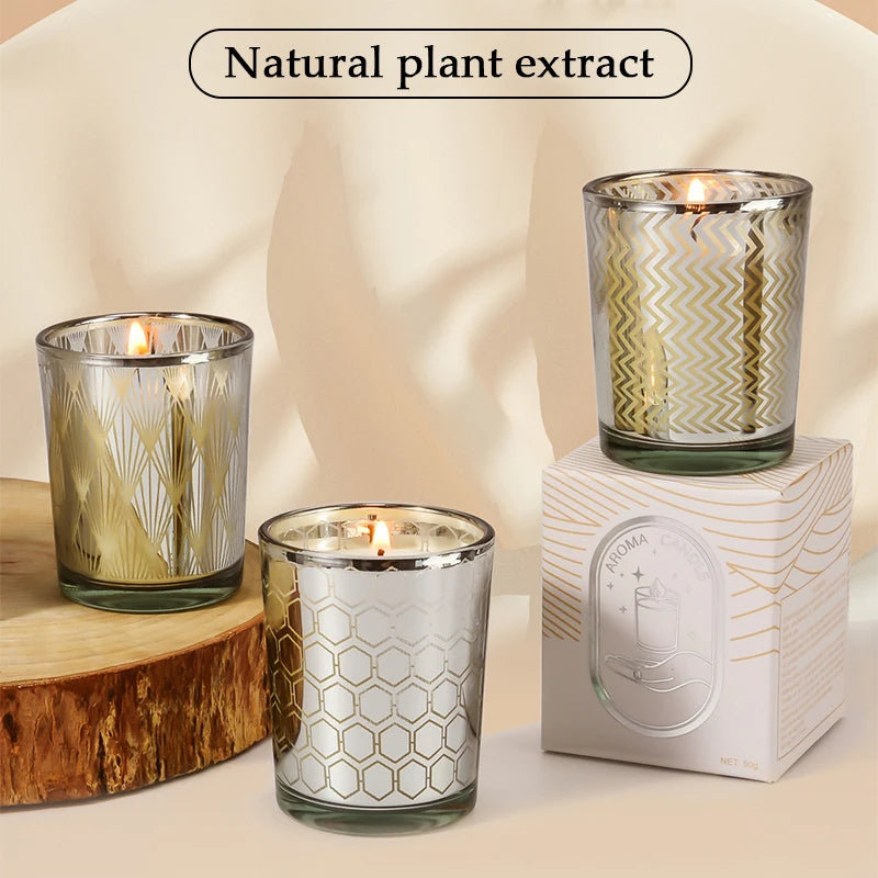 Creative Home Scented Candles Smokeless Soybean Wax Candles Aromatherapy Fragrance Birthday Christmas Gift Decorative Candles