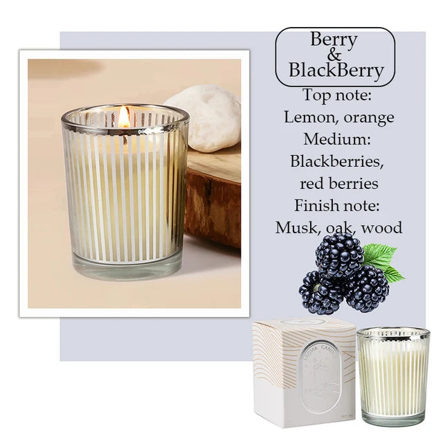 Creative Home Scented Candles Smokeless Soybean Wax Candles Aromatherapy Fragrance Birthday Christmas Gift Decorative Candles