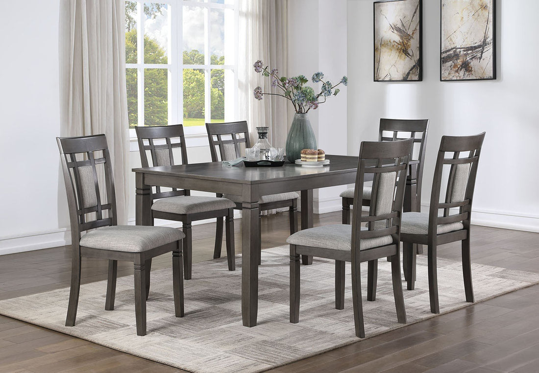 D1020 - Dining Table + 6 Chair Set