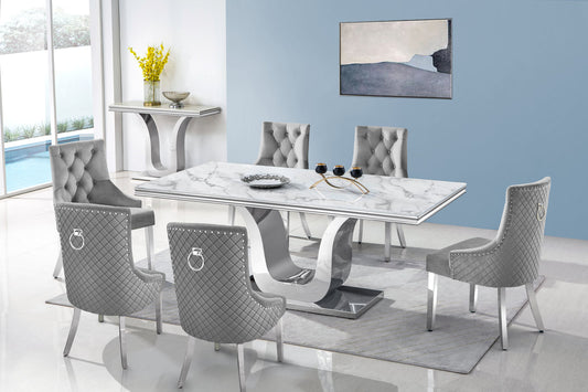 D4041 - Table + 6 Chair Set