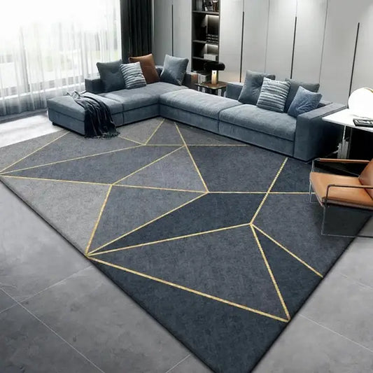 Modern Simple Lines Living Room Carpet Home Sofa Tea Table Blanket Bedroom Bed Rugs Cloakroom Door Mat Full Covered with Mats
