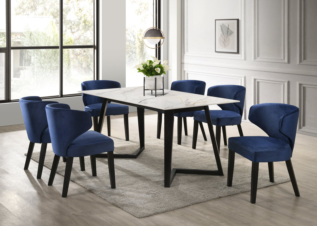 Hamilton Dining Table + 6 Chair Set